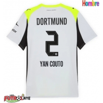 Camiseta Borussia Dortmund Yan Couto #2 Visitante Equipación 2025-26 manga corta